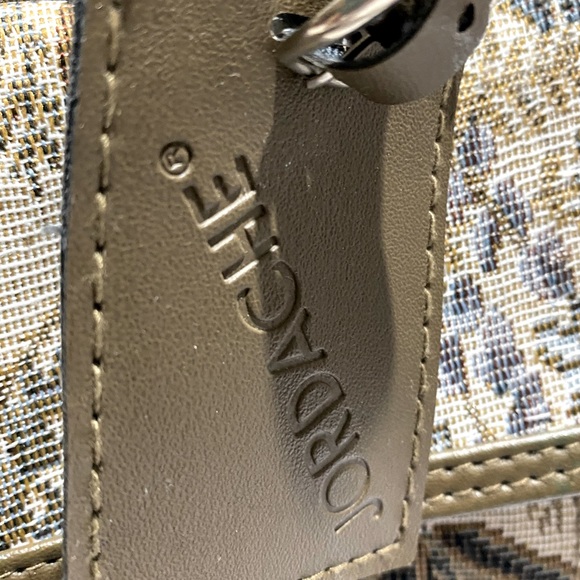 Vintage Jordache Floral Tapestry Weekender Overnight Carry On Bag Tote Travel - Picture 4 of 11